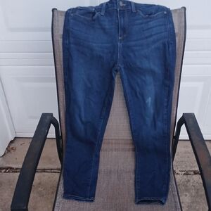 Paige Verdugo Crop Stretch Denim Low Rise Jeans Size 29